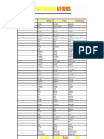 Irregular Verbs