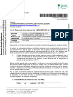 Juzgago Promiscuo Municipal de Córdoba Quindío: Jprmpalcordoba@cendoj - Ramajudicial.gov - Co