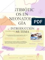 Antibióticos en Neonatología