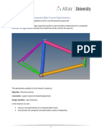 Bicycle Frame Optimization-Altair