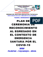 Plan de Reconocimiento Del Egresado