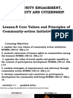 Lesson 8 Core Values and Principles Asychronous Class