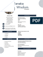 Blue Professional Modern CV Resume