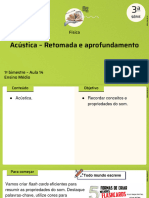 Acústica - Retomada e Aprofundamento: Física