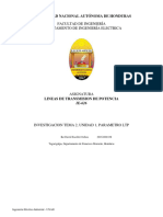 Investigacion 1, Tema 1 Unidad 2, Lineas de Transmision