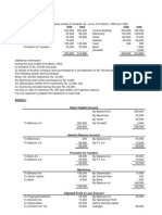 Cash Flow Statement Problem