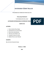 Contaminacion Del Agua - Evaluacion de Mejora - Grupo 08