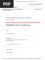 Correo de Madison Agency Partners SA de CV - MADISON - ODC Transferencia