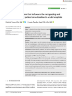 Journal of Advanced Nursing - 2019 - Treacy - To Identify The Factors That Influence The Recognizing and Responding To