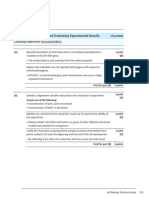 Ap Biology 2020 Practice Exam 2 FRQ Scoring Guidelines