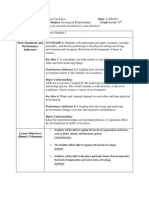 Ecology Lesson Plan 1