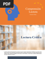 Comprensión Lectora Crítica