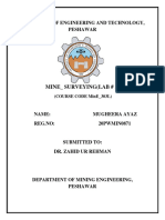 Mine Survey Lab 2