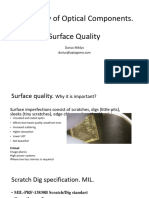 Metrology of Optical Components. SQ - DM