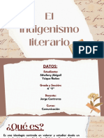 El Indigenismo Literario