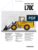 Volvo L70C Wheel Loader Technical Manual