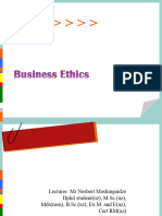 Business Ethics