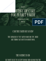 Strategy of Care For Planet Earth Ge 1 Elect