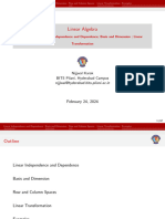 Lecture 07 Basis Dimension LT