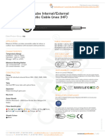 Loose Tube Internal External Fibre Optic Cable Max 24f