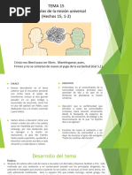 TEMA 15 Obstaculos A La Misión Universal