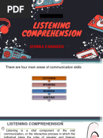 Listening Comprehension