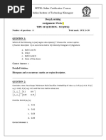 DEEP LEARNING IIT Kharagpur Assignment - 1 - 2024 - Updated