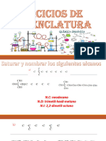 Ejercicios Alcanos Cicloalcanos