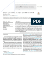 A Matrix Based Modeling and Analysis Approach For Fire Induced