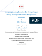 Navigating Brand Evolution: The Strategic Impact of Logo Redesign On Consumer Perceptions and Behaviours