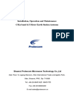 Probecom 4.5M ESA Antenna User's Manua 