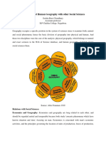 Relationship of Human Geography With Other Social Sciences