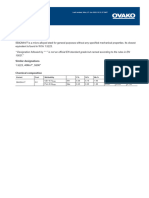 Steel Grade: Material Data Sheet