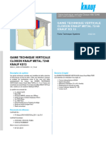 Gaine Technique Verticale Knauf Metal 72 48 Knauf Standard Ks 13 - 2022 06 23