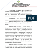 Relatório Da Comissão Especial Do Cme