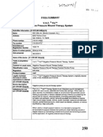 Ckcir: 5 10 (K) SUMMARY V.A.C. Negative Pressure Wound Therapy System