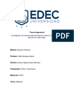 Tarea Integradora Derecho Romano