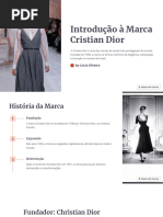 Introducao A Marca Cristian Dior