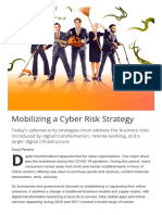 Mobilizing A Cyber Risk Strategy