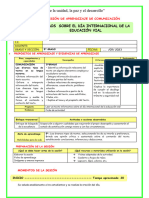 Ses-Viern-Fecha Cívica-Leemos Sobre El Día Internacional de La Educacion Vial - Jezabel Camargo Único Contacto-978387435