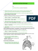 B6 Respiration and Gas Exchange - Pages