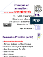 2 Cours Algorithmique Et Programmation 2019 2020 Introduction Générale