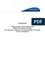 Anemifer Pharmascience Laboratórios Ltda Solução Oral (Gotas) 125 MG/ML de Sulfato Ferroso Heptaidratado (25 MG/ML de Ferro Elementar)