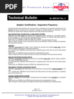 MISC006 Certification & Inspection Frequency