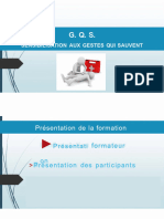 Présentation PowerPoint 2022 Formation Gestes Qui Sauvent CODEP 2A