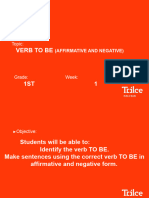 ING - 1° - Verb TO BE - Aff&Neg (Meet)