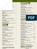 Grand Street Menu