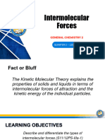 Intermolecular Forces: General Chemistry 2