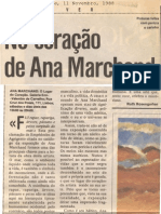 Ana Marchand. O Lugar Do Coração. Independente 11 Nov. 1988