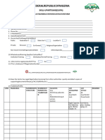 SUPA Training Centres Registration Form